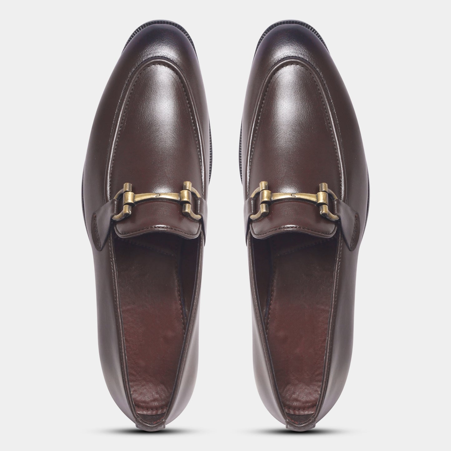 WAVEWALKER ONYX Classic Dress Black Penny Loafers For Men