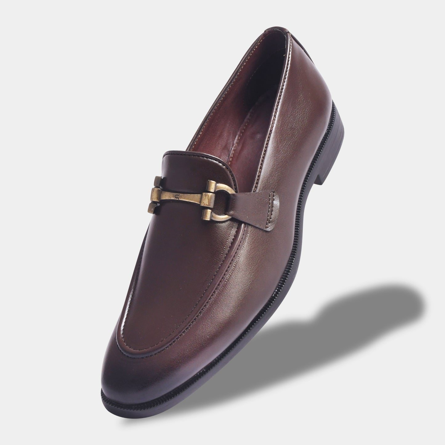 WAVEWALKER ONYX Classic Dress Black Penny Loafers For Men