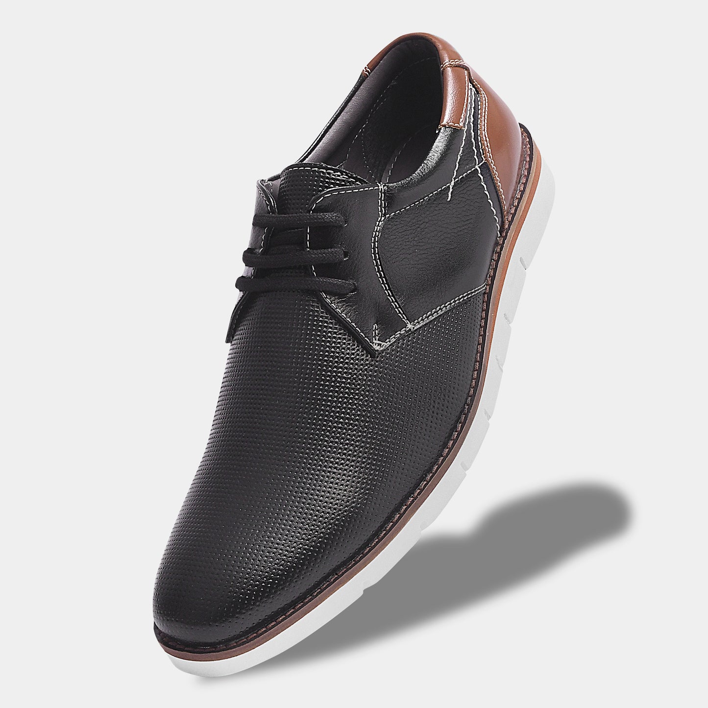 WAVEWALKER RUNNER Men Faux Leather Casual Lace-Ups Shoes