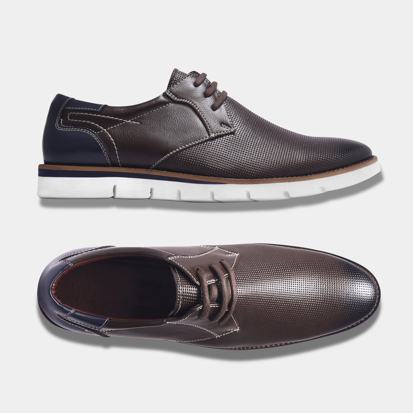 WAVEWALKER RUNNER Men Faux Leather Casual Lace-Ups Shoes