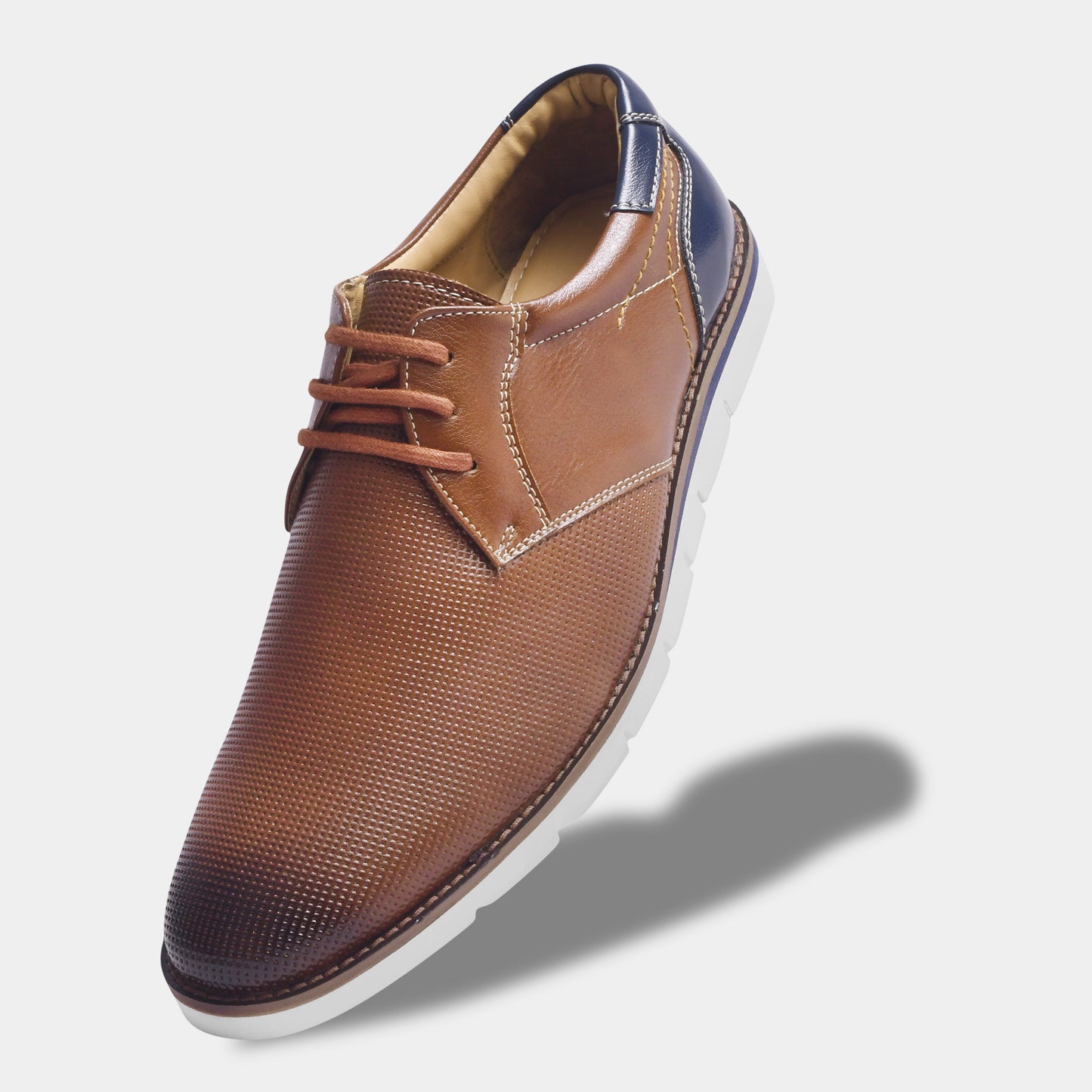 WAVEWALKER RUNNER Men Faux Leather Casual Lace-Ups Shoes