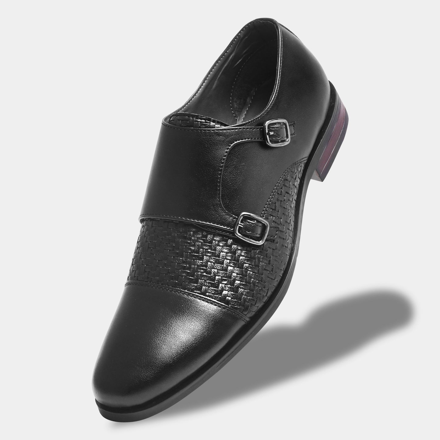 WAVEWALKER STEEL Men Premium Double Monk Strap Formal Shoes