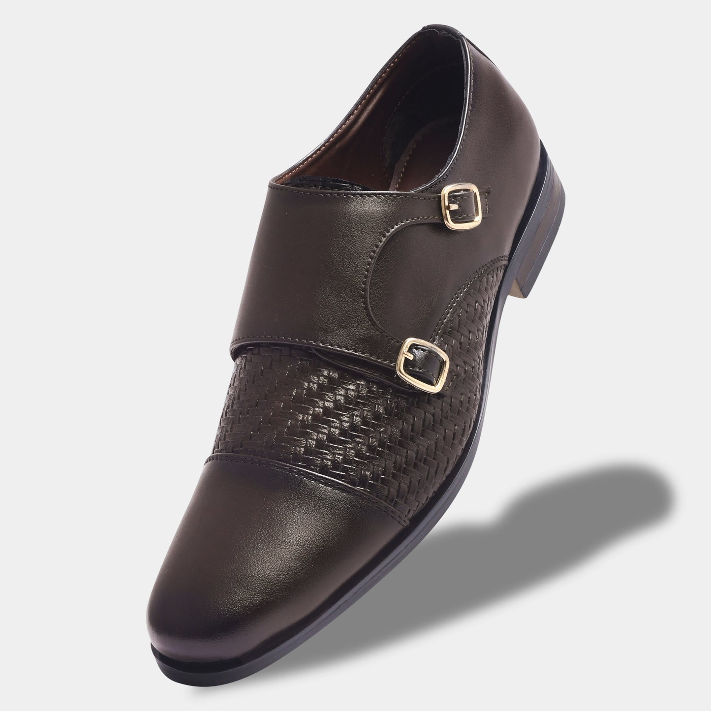 WAVEWALKER STEEL Men Premium Double Monk Strap Formal Shoes