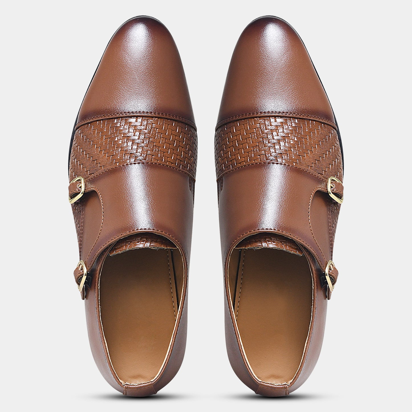 WAVEWALKER STEEL Men Premium Double Monk Strap Formal Shoes