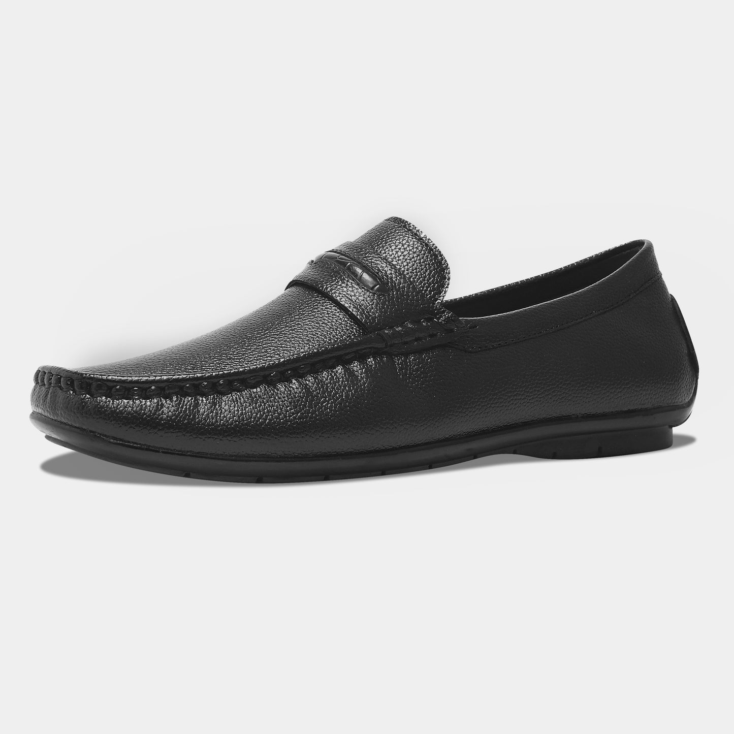 WAVEWALKER TITAN Classic Dress Black Penny Loafers For Men