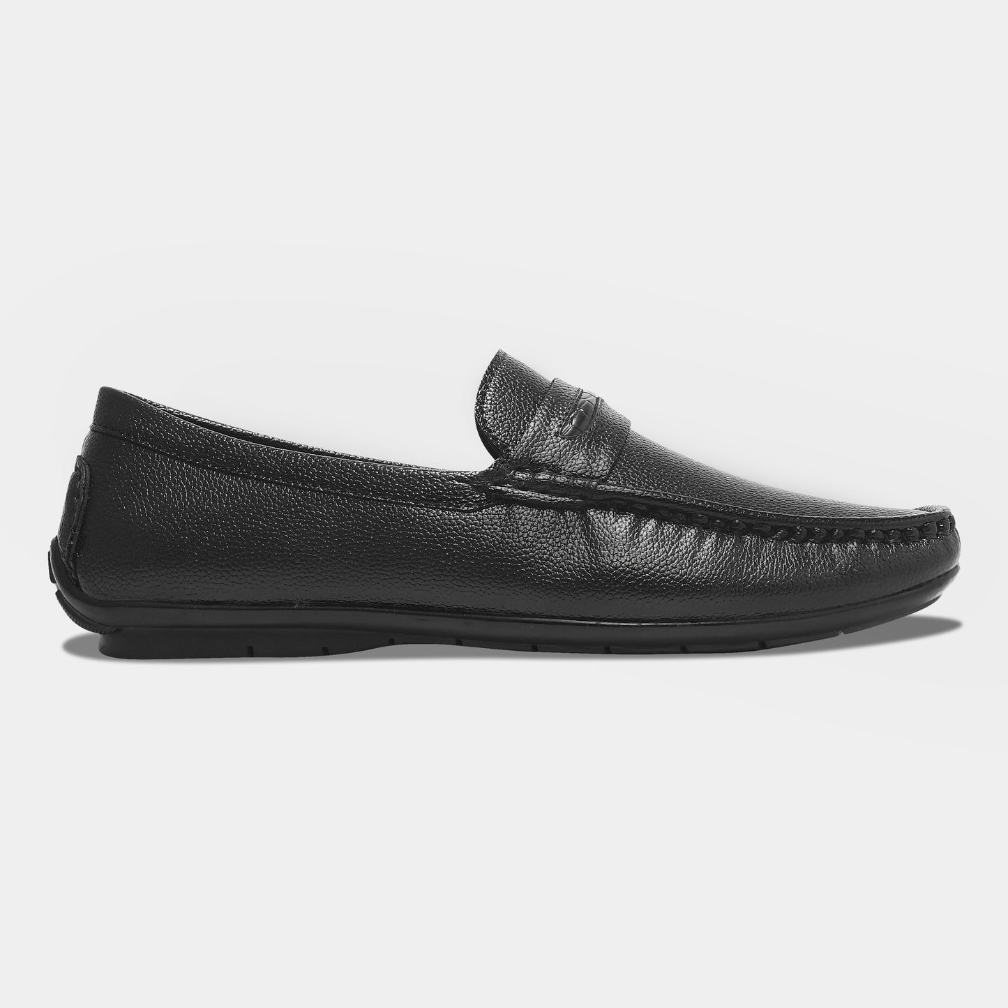 WAVEWALKER TITAN Classic Dress Black Penny Loafers For Men