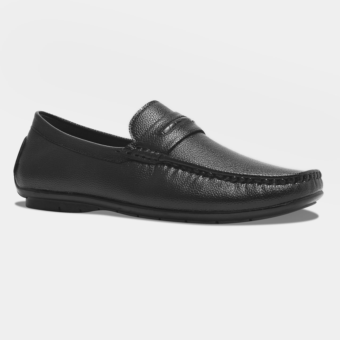 WAVEWALKER TITAN Classic Dress Black Penny Loafers For Men