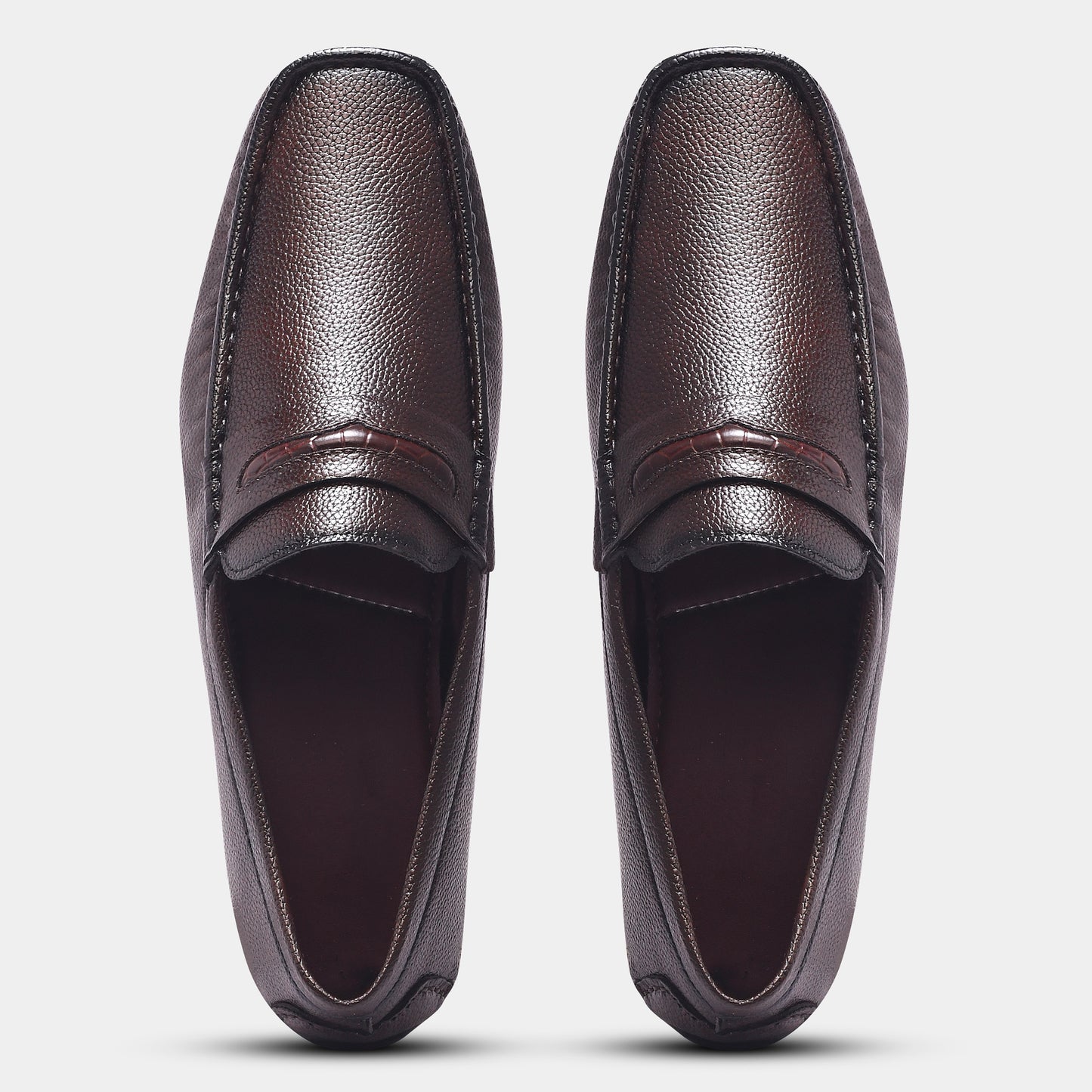 WAVEWALKER TITAN Classic Dress Black Penny Loafers For Men