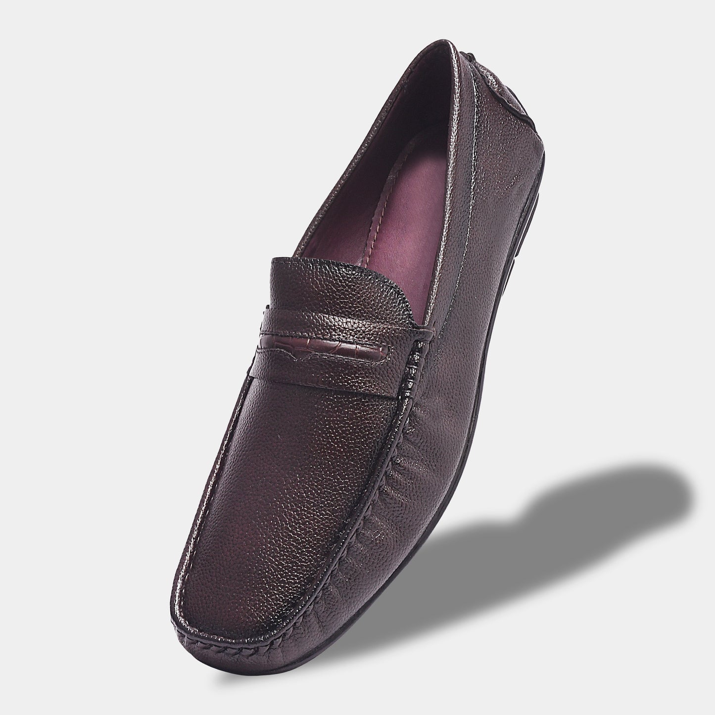 WAVEWALKER TITAN Classic Dress Black Penny Loafers For Men