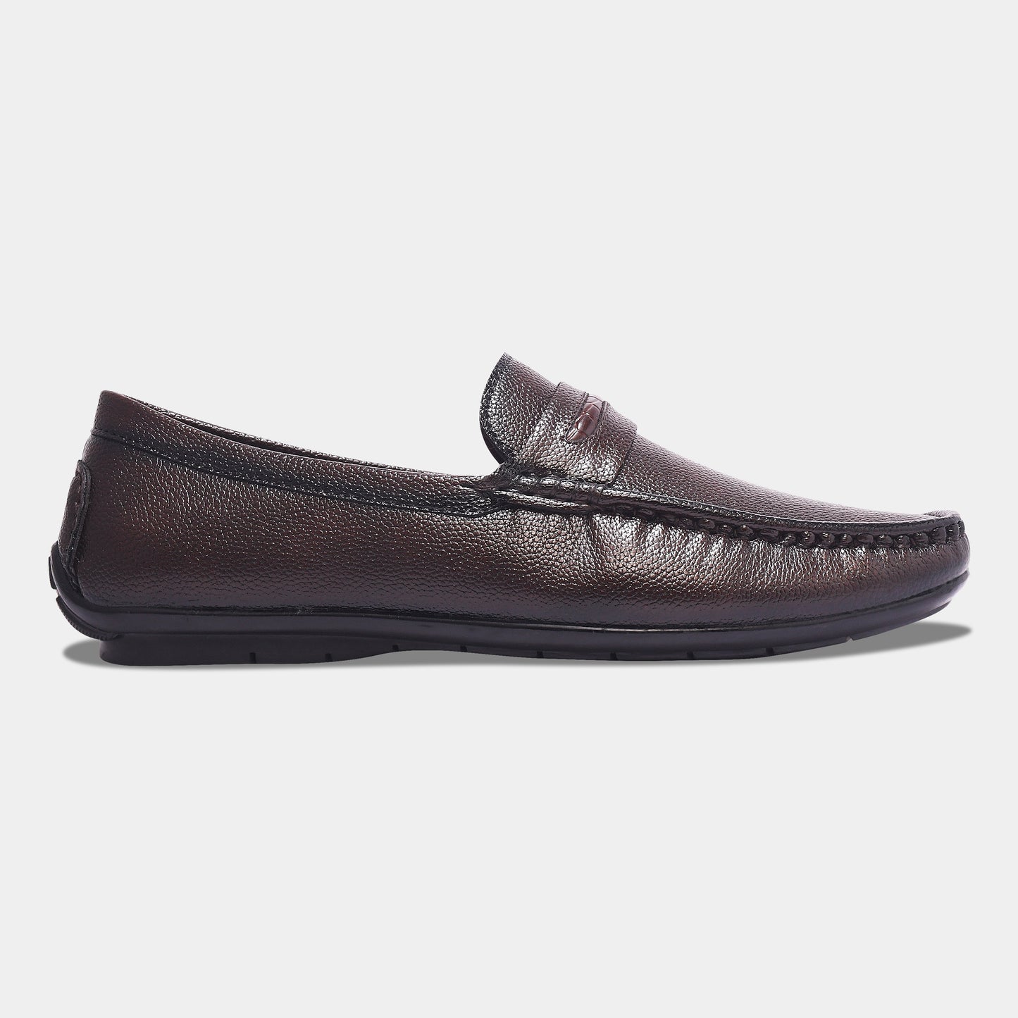 WAVEWALKER TITAN Classic Dress Black Penny Loafers For Men
