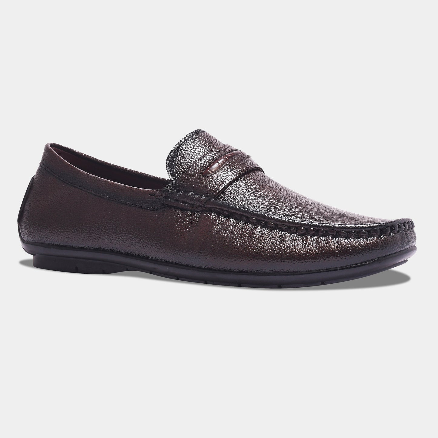 WAVEWALKER TITAN Classic Dress Black Penny Loafers For Men
