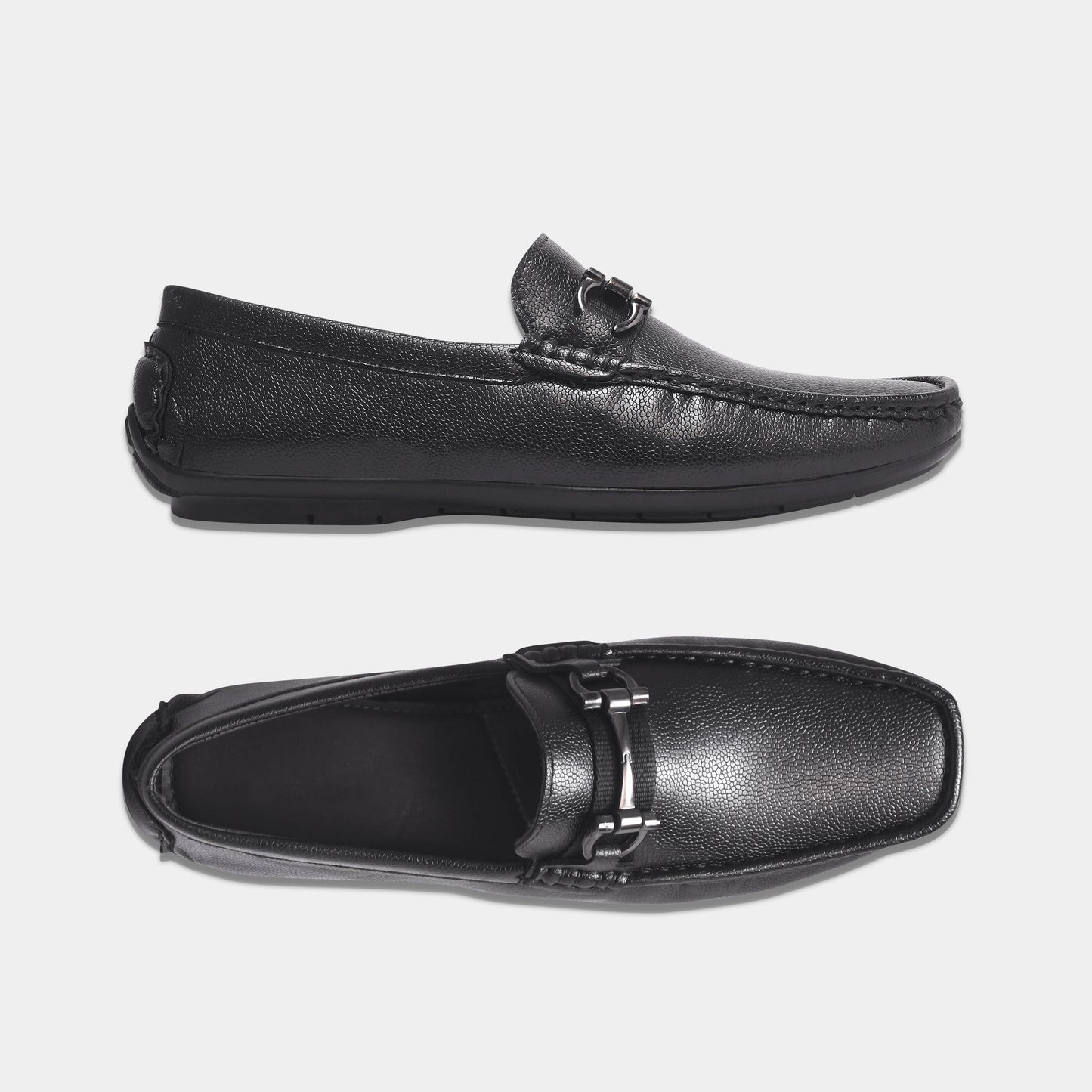 WAVEWALKER VALOR Classic Black Driving Loafers For Men