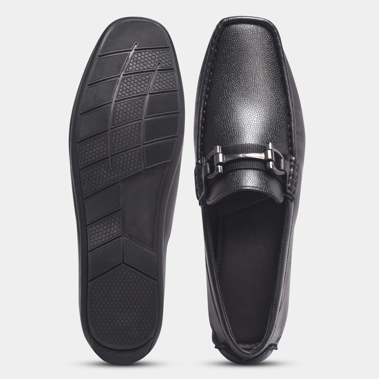WAVEWALKER VALOR Classic Black Driving Loafers For Men