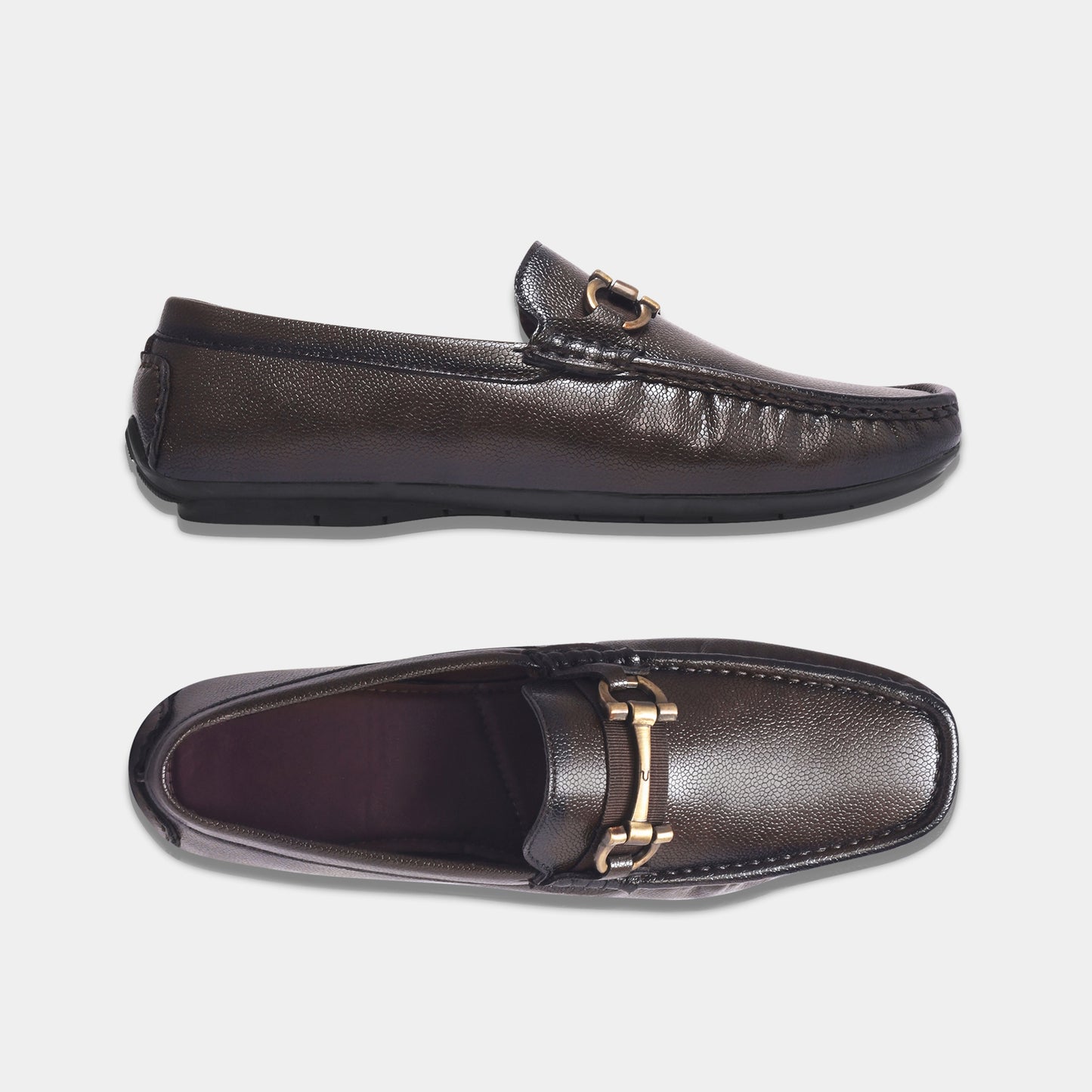 WAVEWALKER VALOR Classic Black Driving Loafers For Men