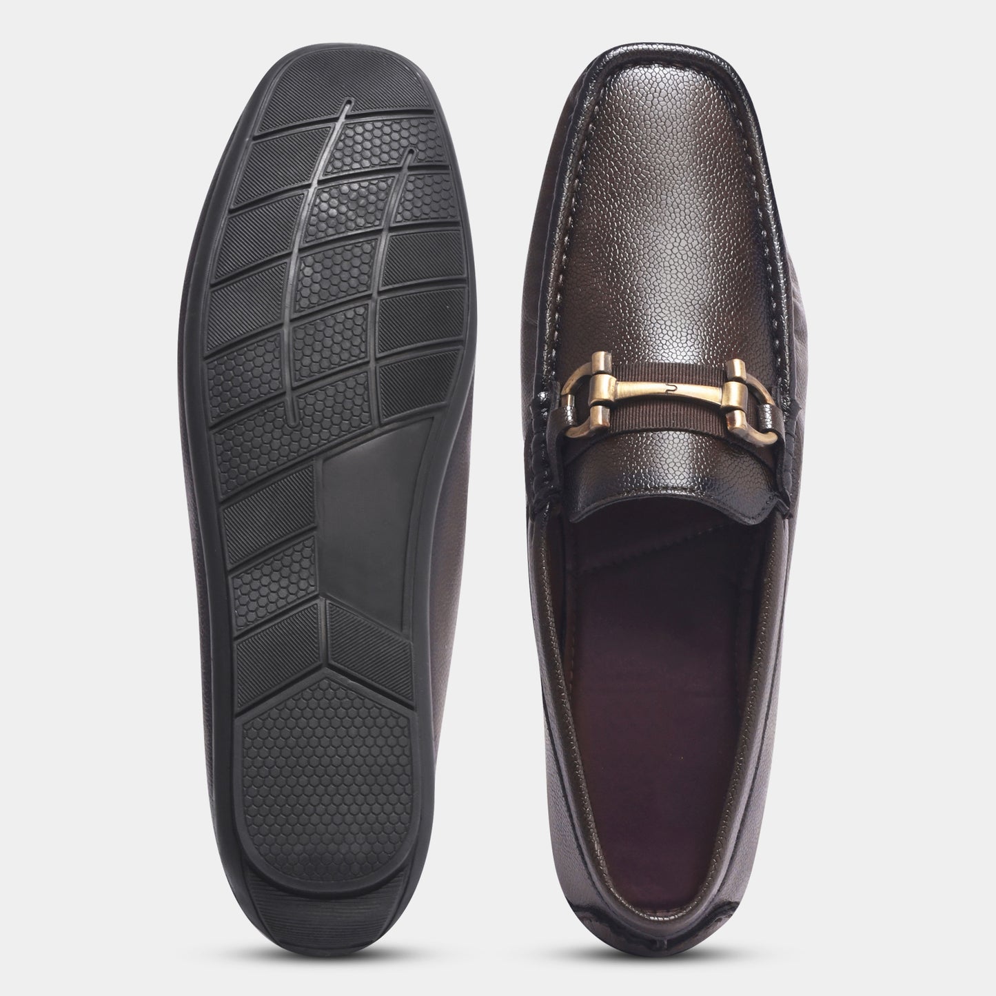 WAVEWALKER VALOR Classic Black Driving Loafers For Men