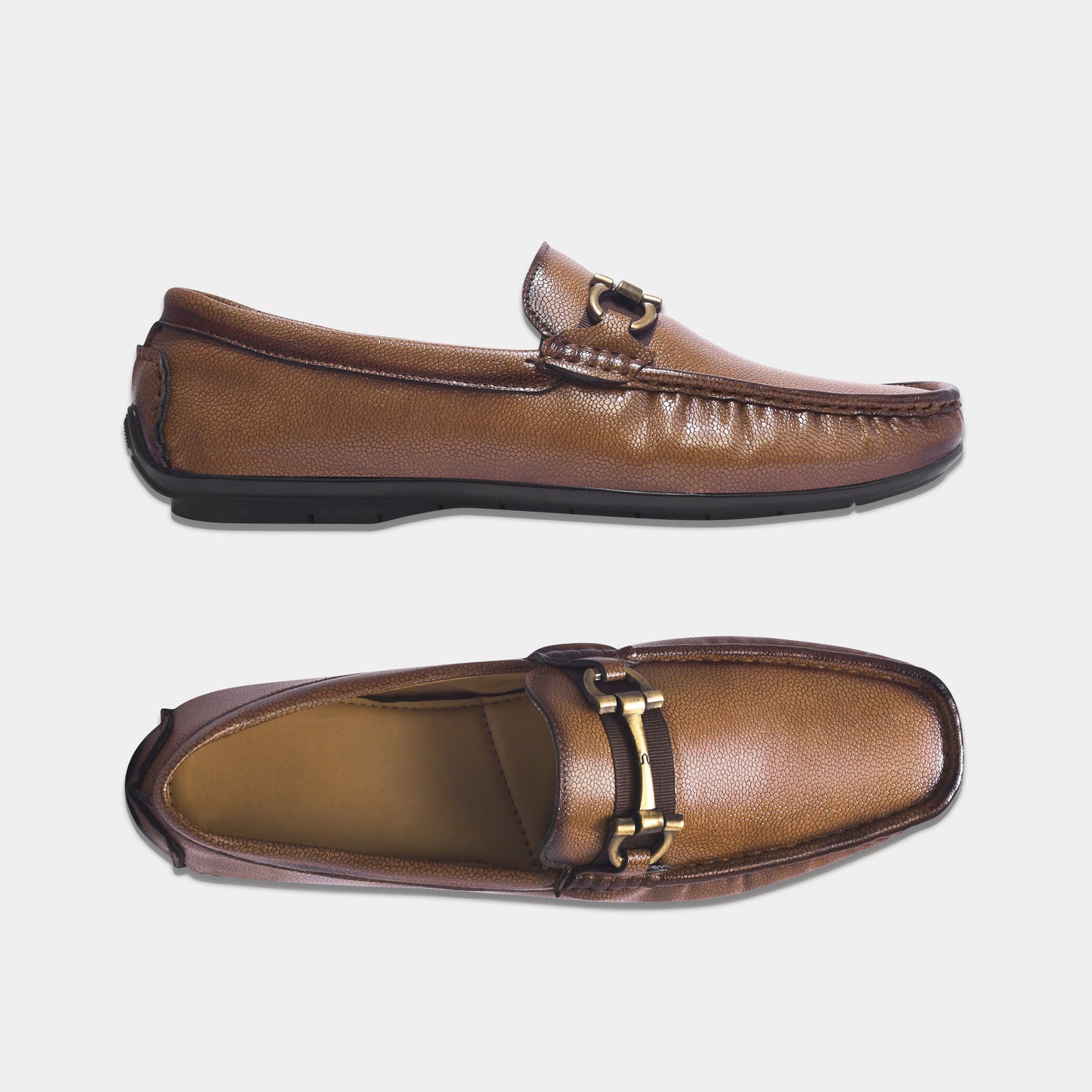 WAVEWALKER VALOR Classic Black Driving Loafers For Men