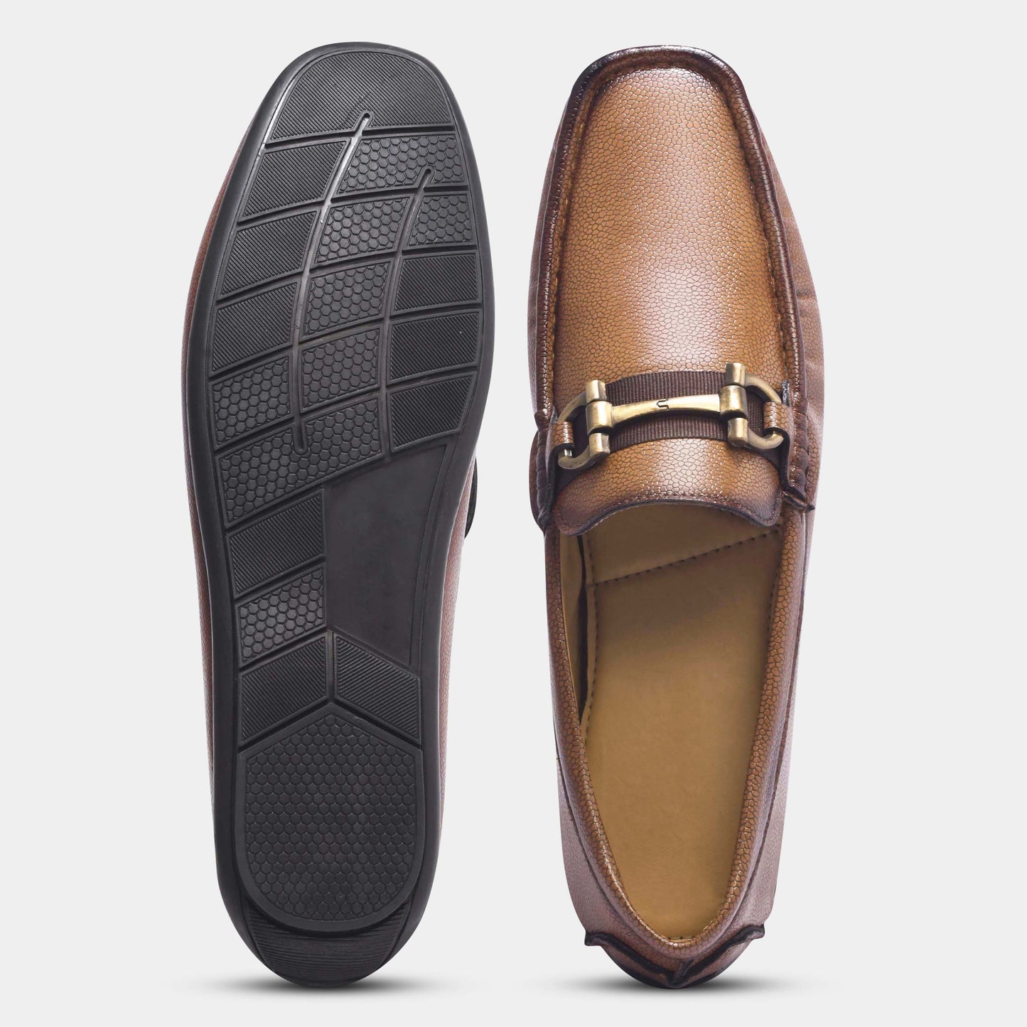 WAVEWALKER VALOR Classic Black Driving Loafers For Men