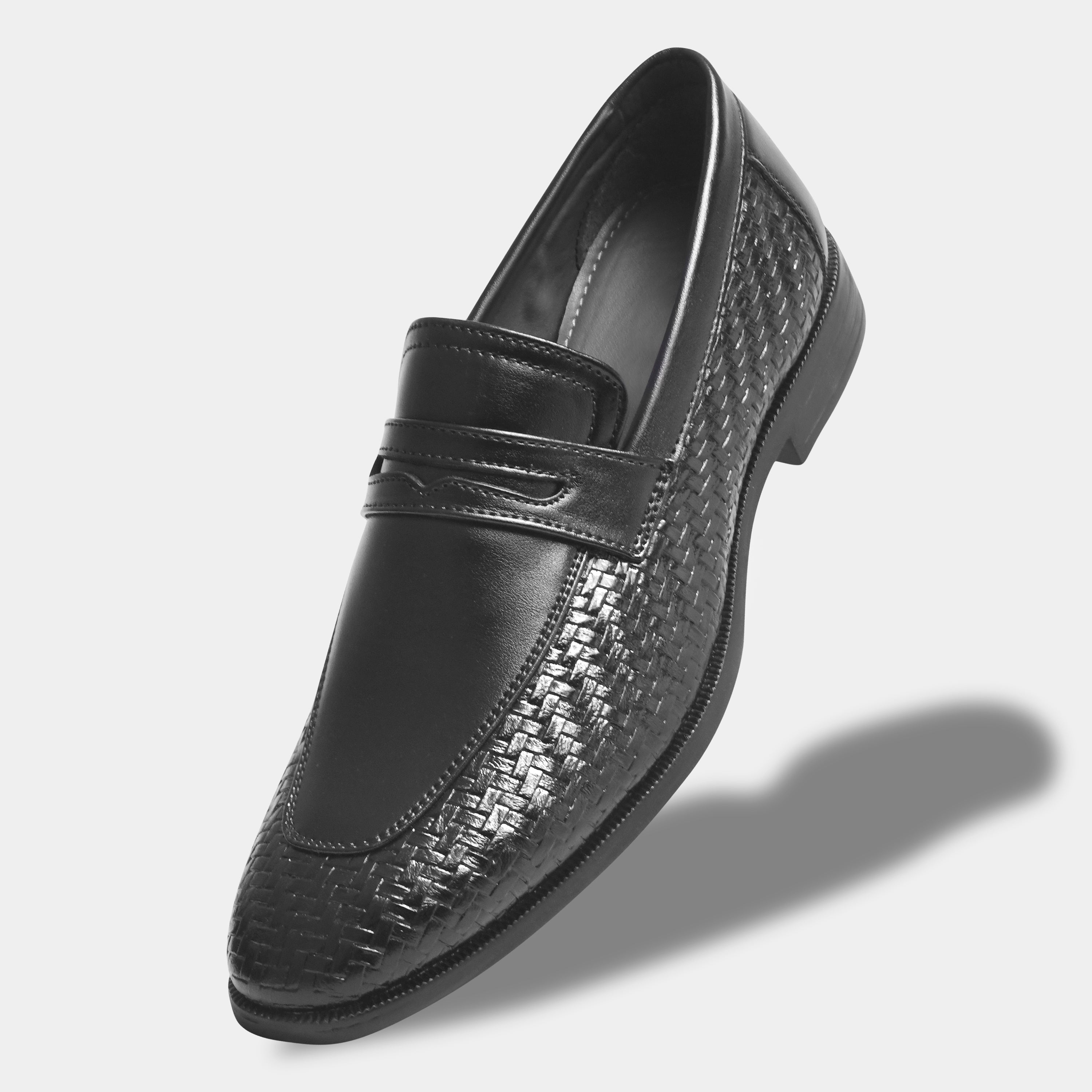 WAVEWALKER VANGUARD Handcrafted Woven Penny Loafers For Men