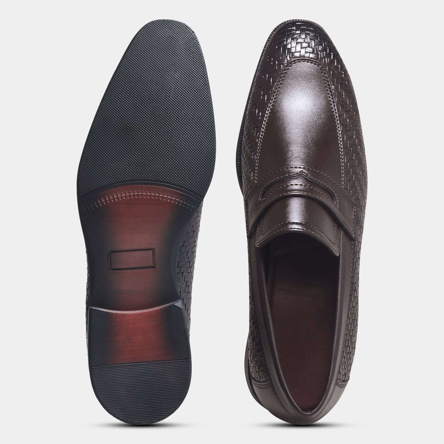 WAVEWALKER VANGUARD Handcrafted Woven Penny Loafers For Men