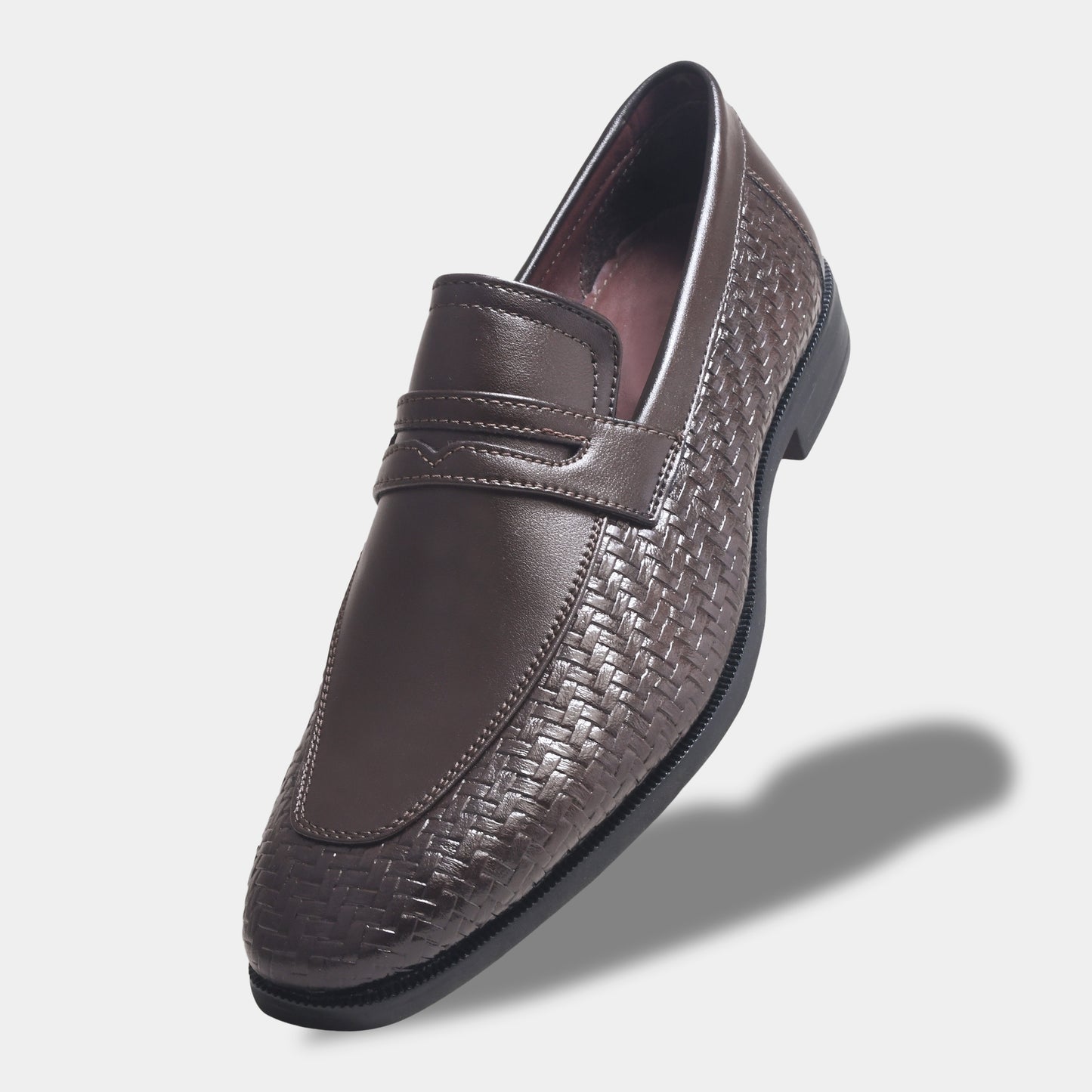 WAVEWALKER VANGUARD Handcrafted Woven Penny Loafers For Men