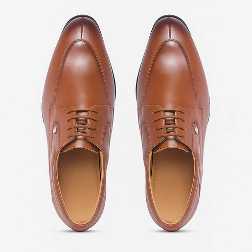 Wave Walker Arrow Split Toe Tan Derby Formal Shoes For Men